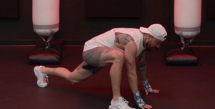 Aaron Swenson In Runner's Lunge