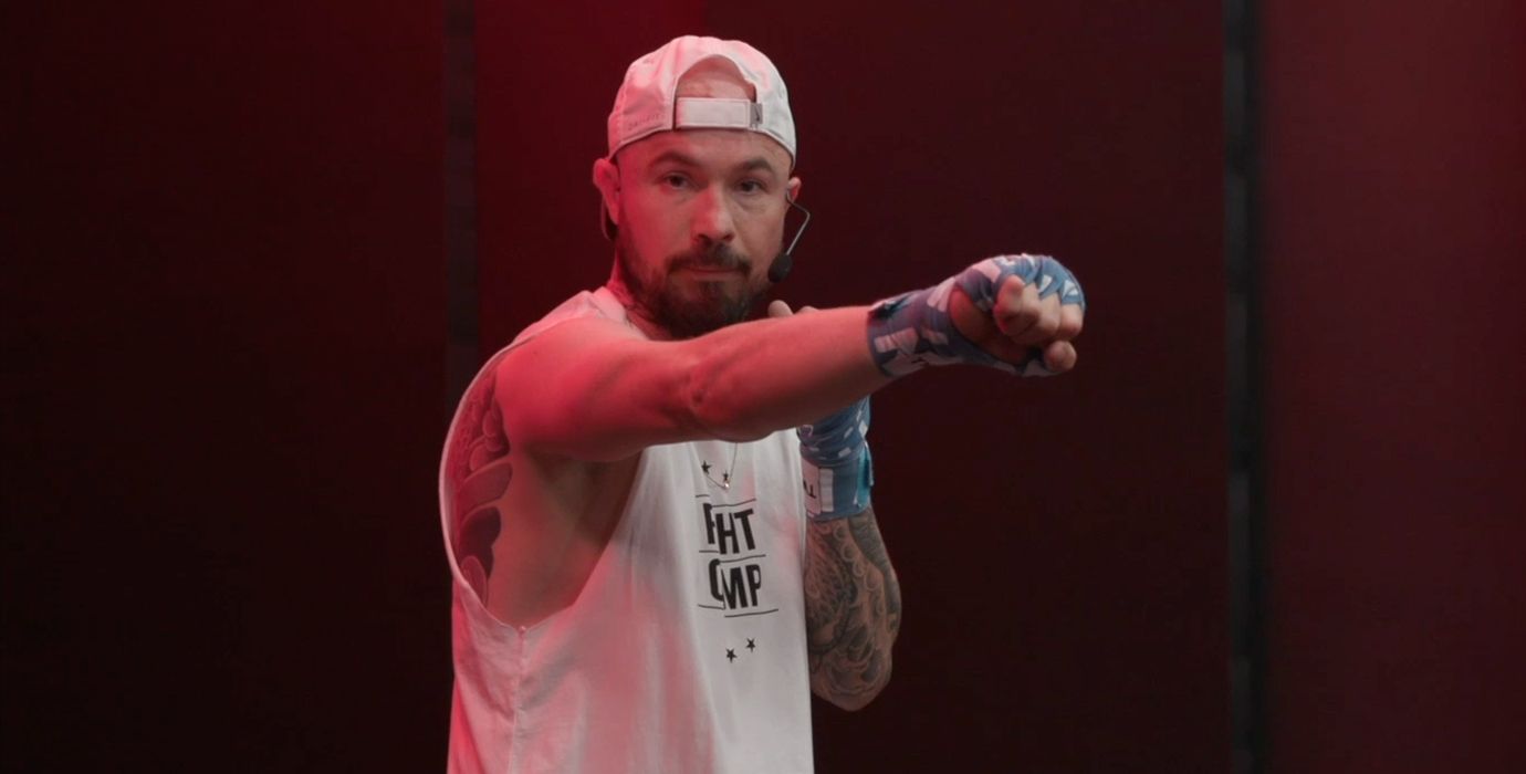 Aaron Swenson Throwing A Cross Punch