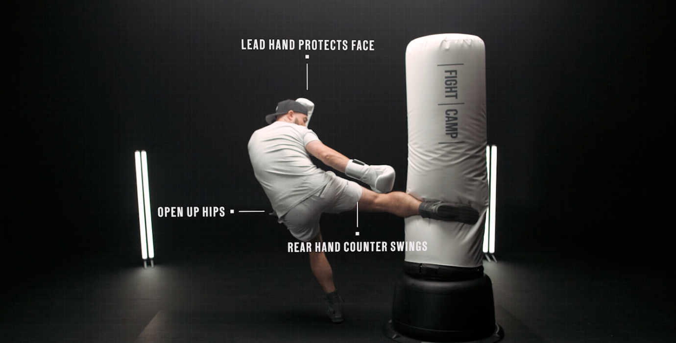 Kickboxing Rear Leg Low Kick