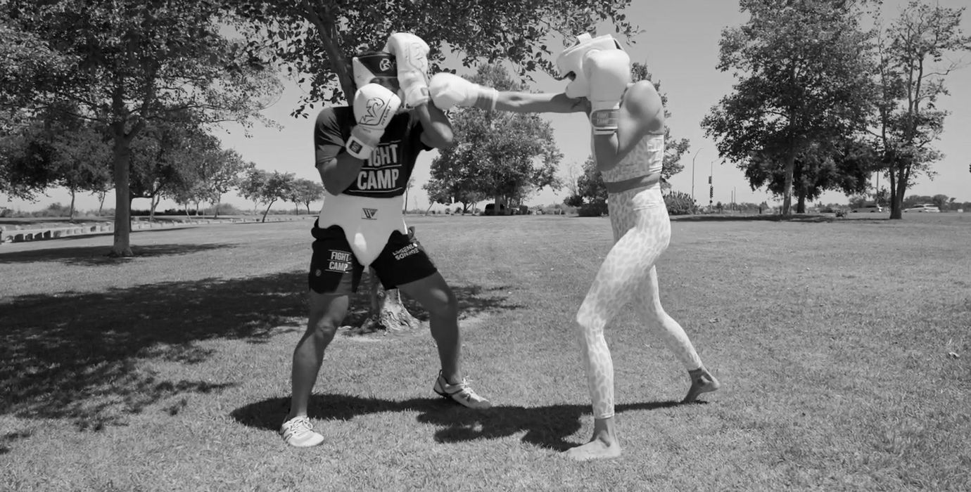Flo Master & Shanie Smash Sparring