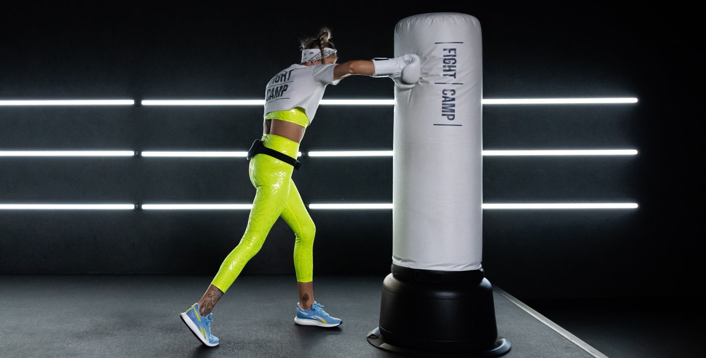 Shanie Smash Throwing A Hook On A Heavy Bag