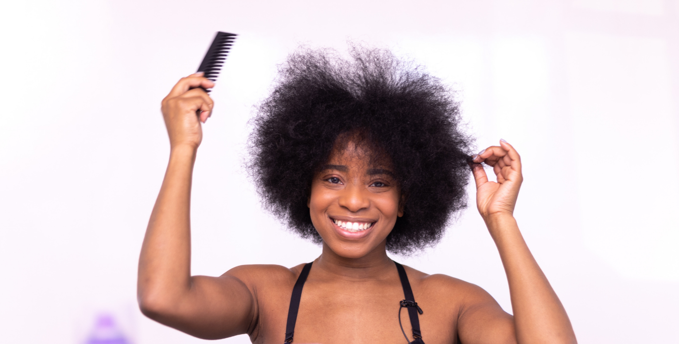 Workout Hairstyle - Afro