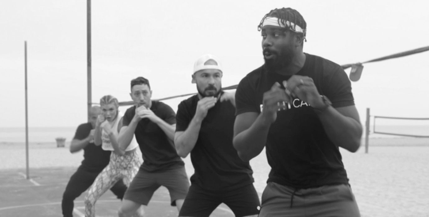 FightCamp Trainers Training on a Slip Line