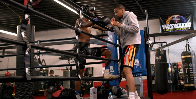FightCamp - Tiger Johnson and his coach PJ Brewer