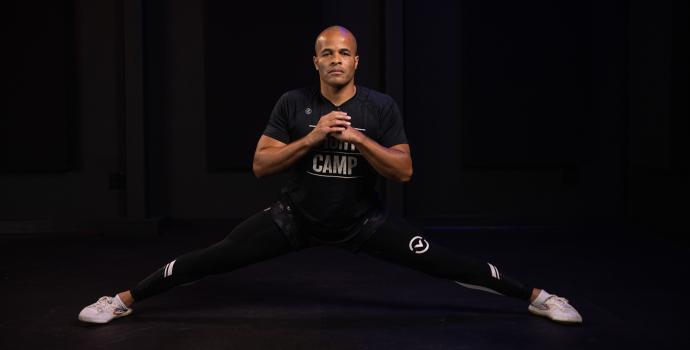 Flo Master Doing a Middle Splits