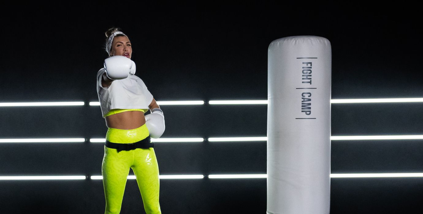 Shanie Smash Wearing Boxing Gloves