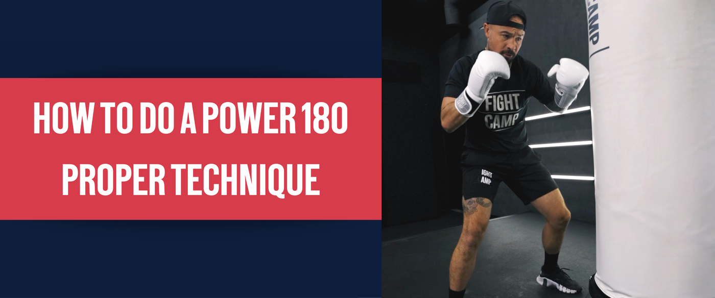 How To Do A Power 180 Boxing Drill | Proper Technique