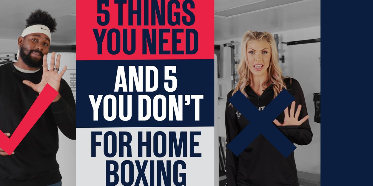 (5) Things You Need For Your AT-HOME BOXING GYM