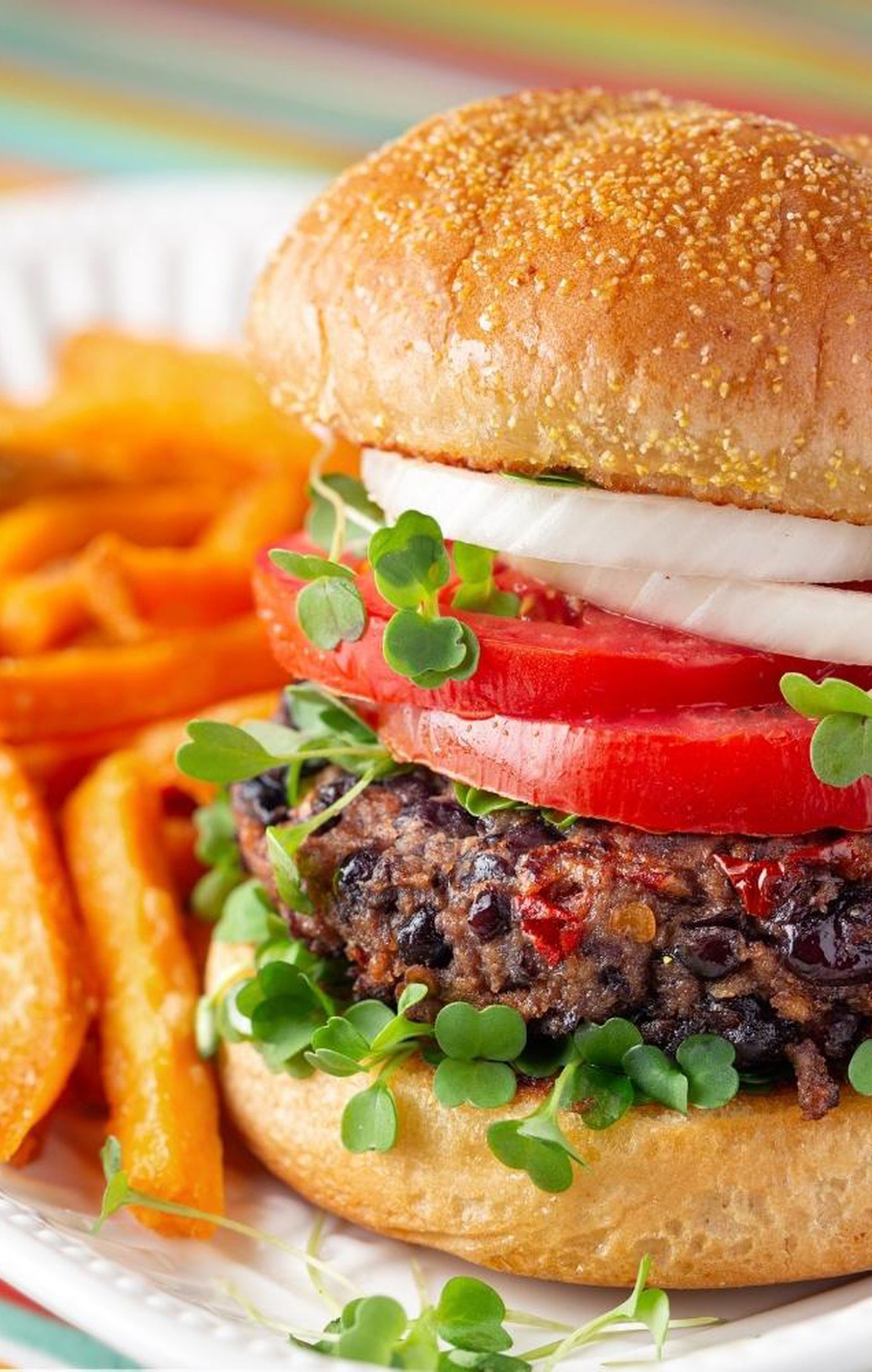 Burger Sweet Potato Fries