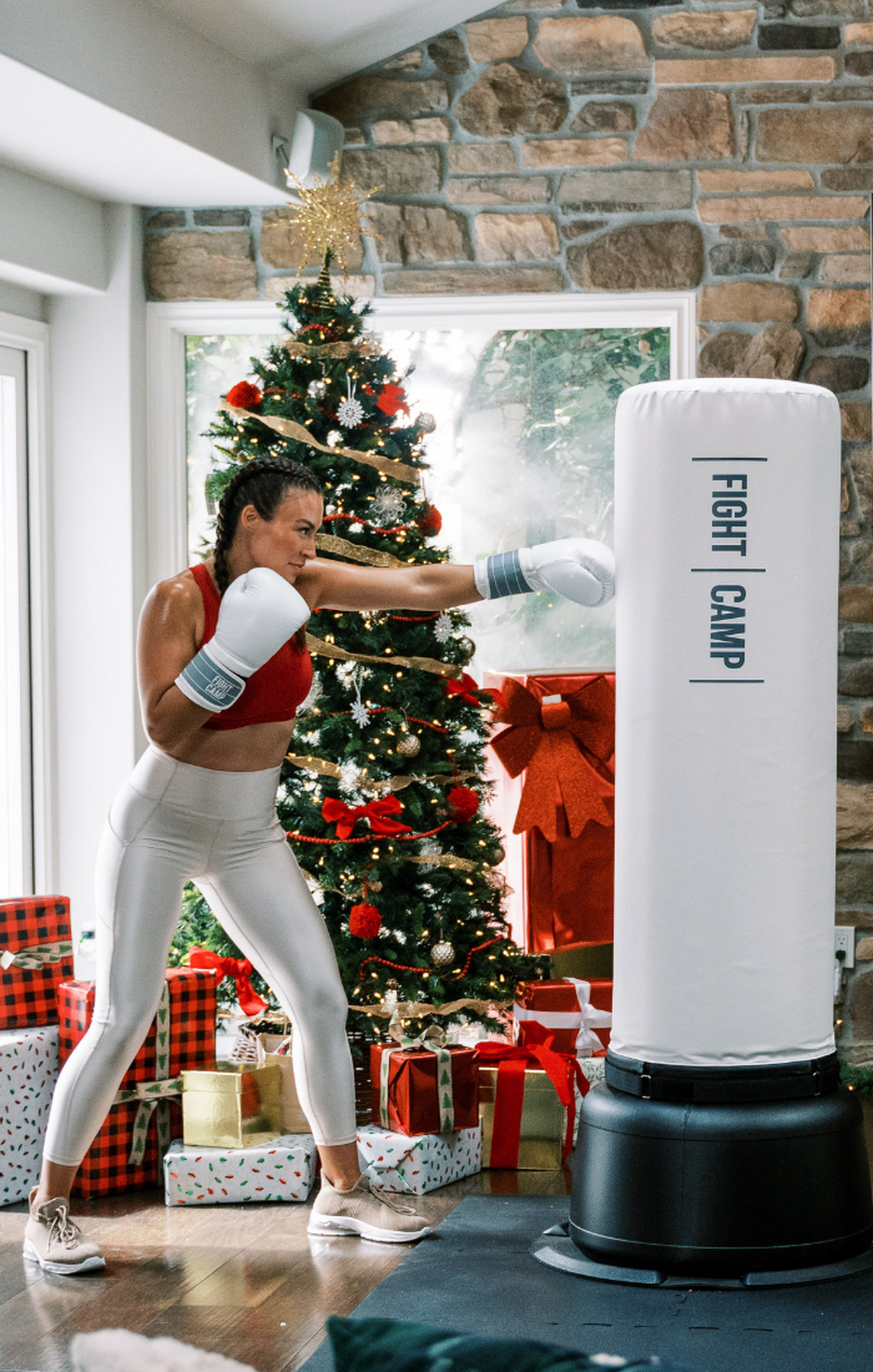 Boxing Jab Punch On a Punching Bag
