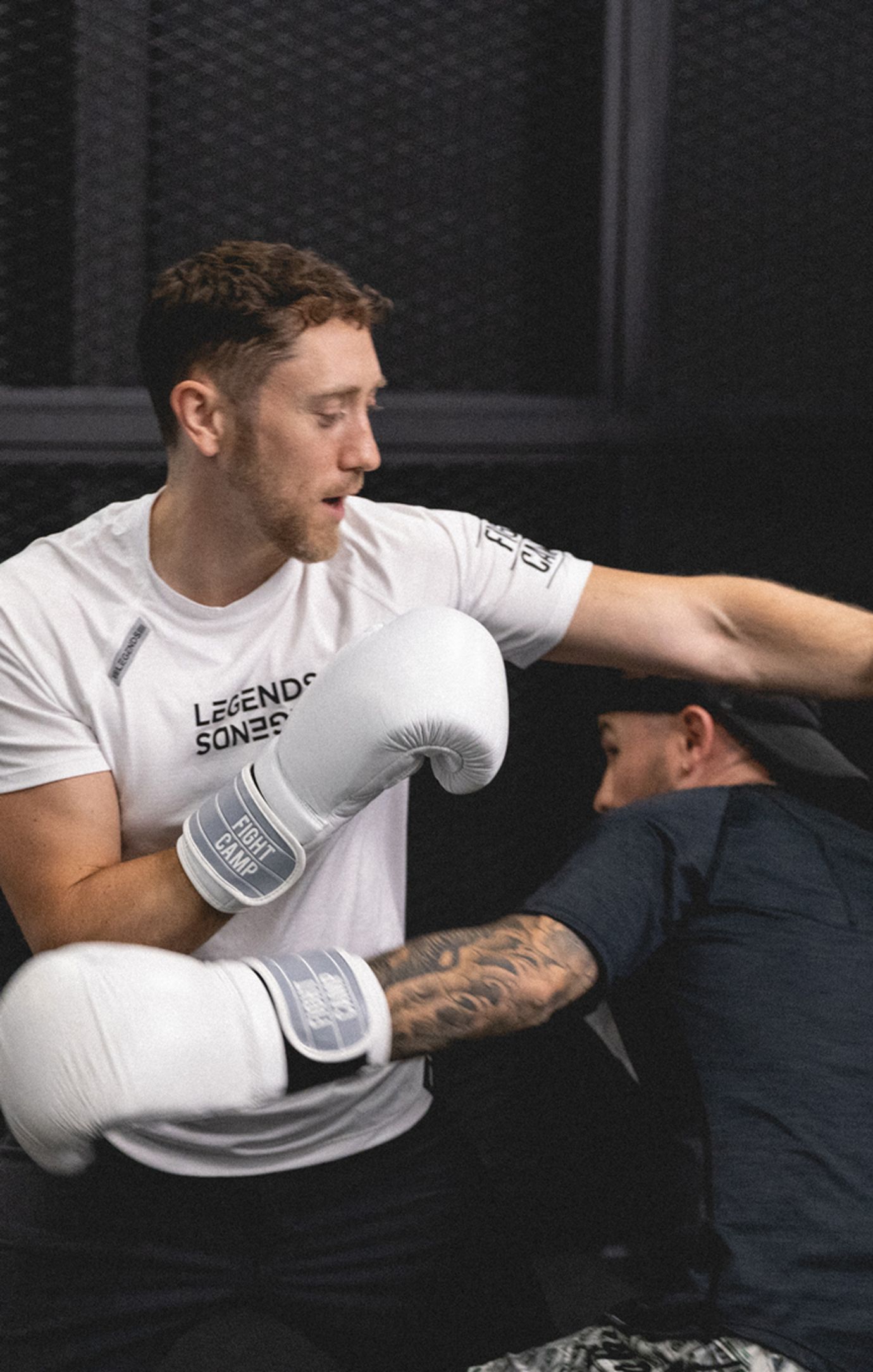 Aaron Swenson Sparring For Boxing Training