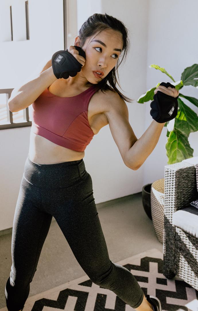 Boxer Throwing Lead Uppercut Punch