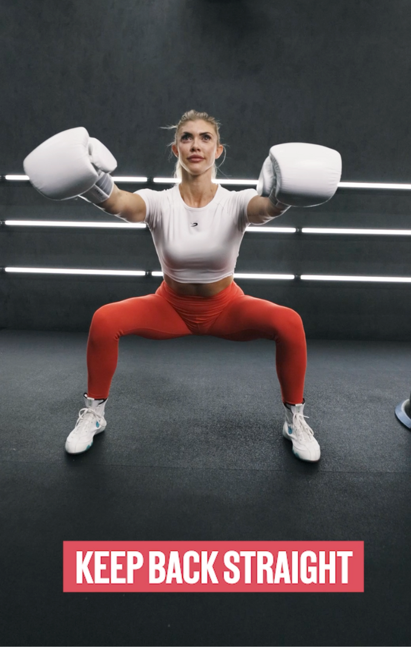 Squat Pulses - Keep Your Back Straight