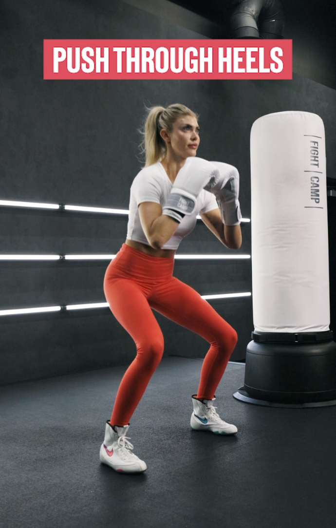 Push through your heels