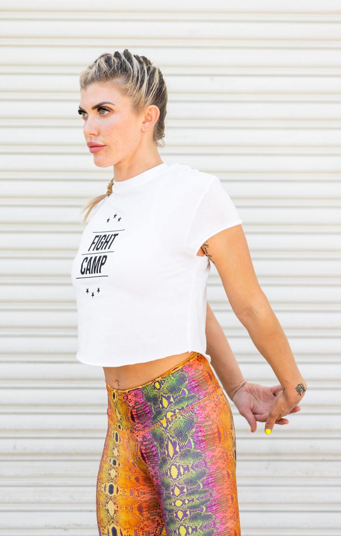 Shanie Smash Doing a Chest Expansion Stretch