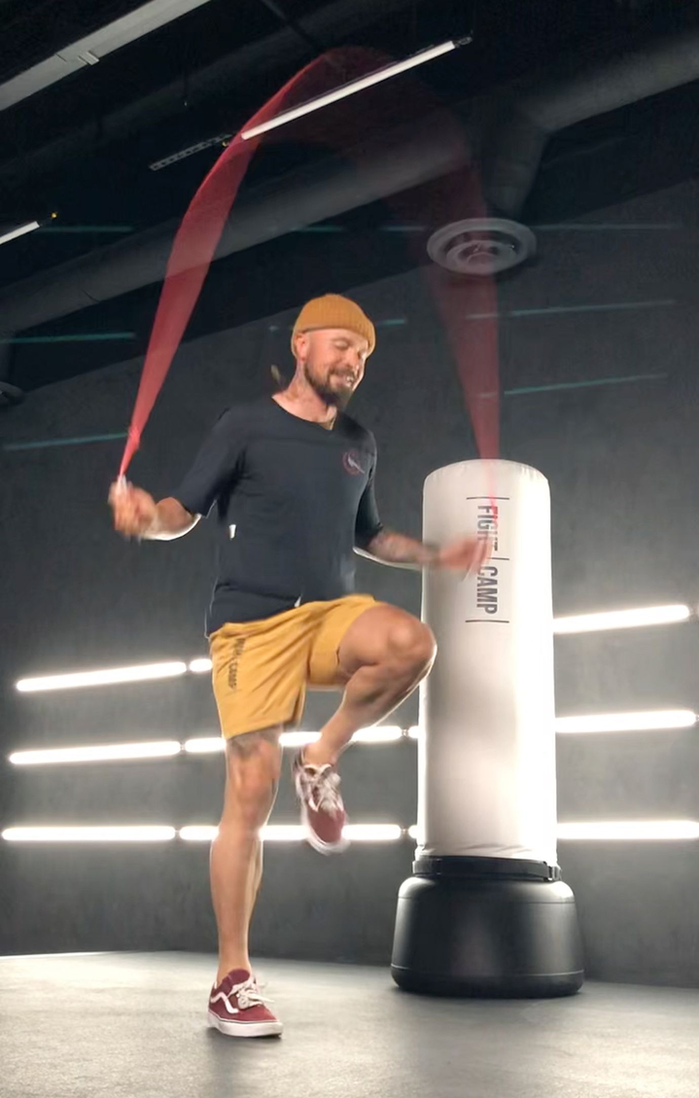 Aaron Swenson Jumping Rope For Boxing Training