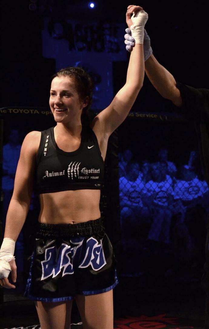 Jess Evans Winner In a Match