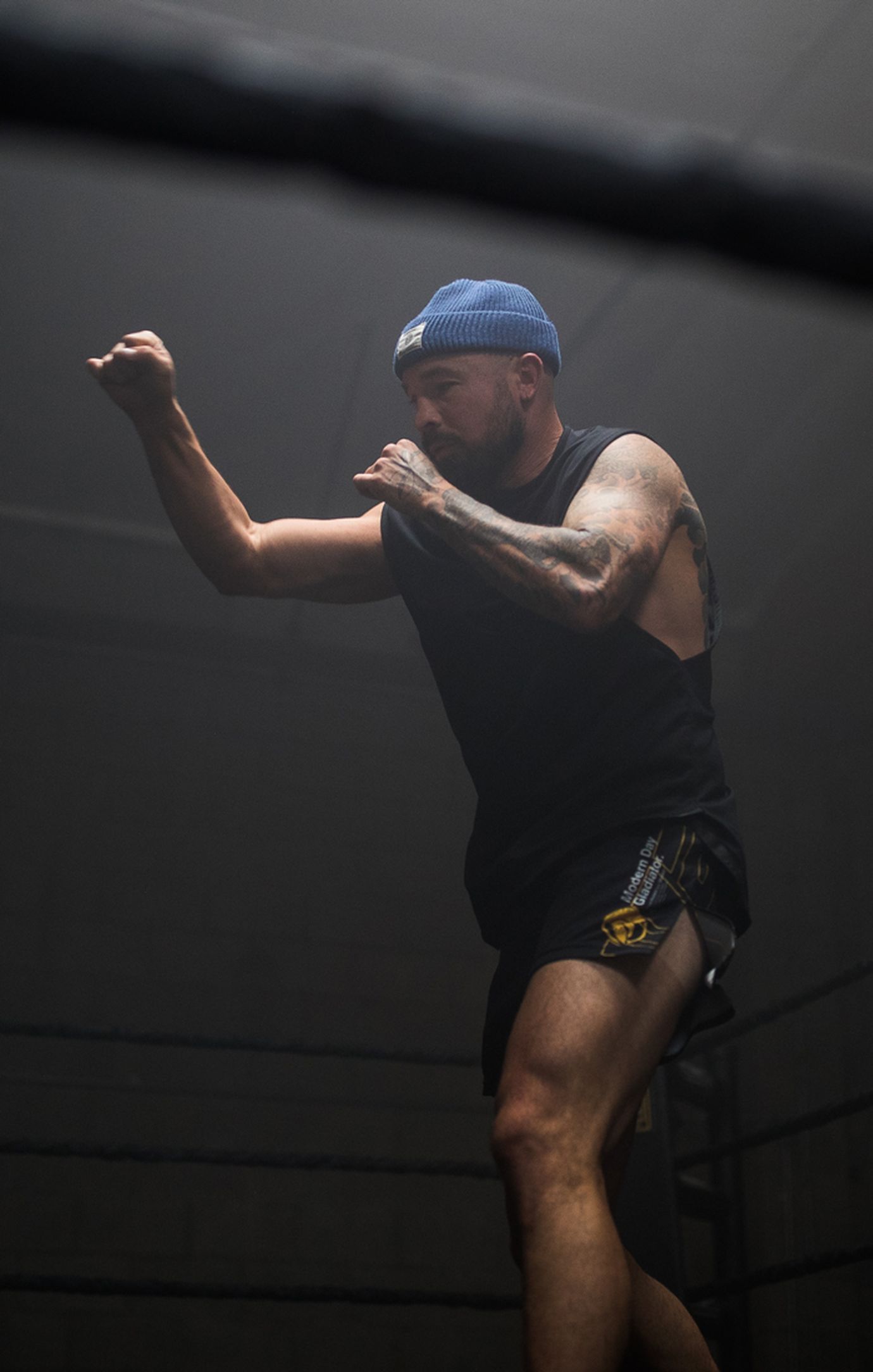 Aaron Swenson Shadowboxing For Boxing Training