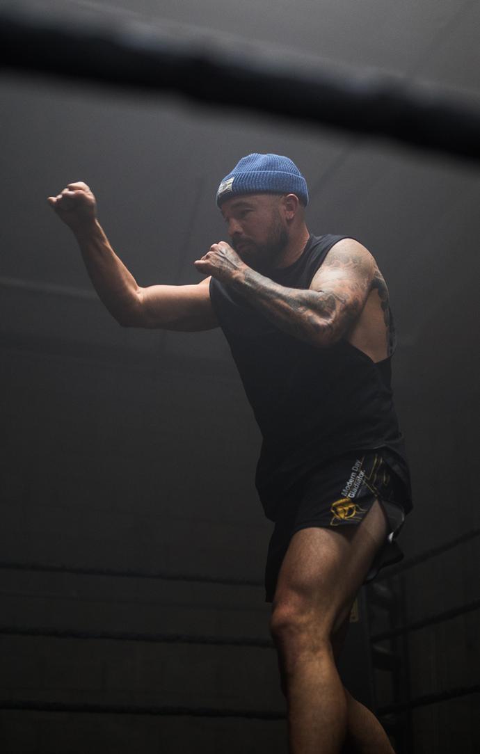 Aaron Swenson Shadowboxing For Boxing Training