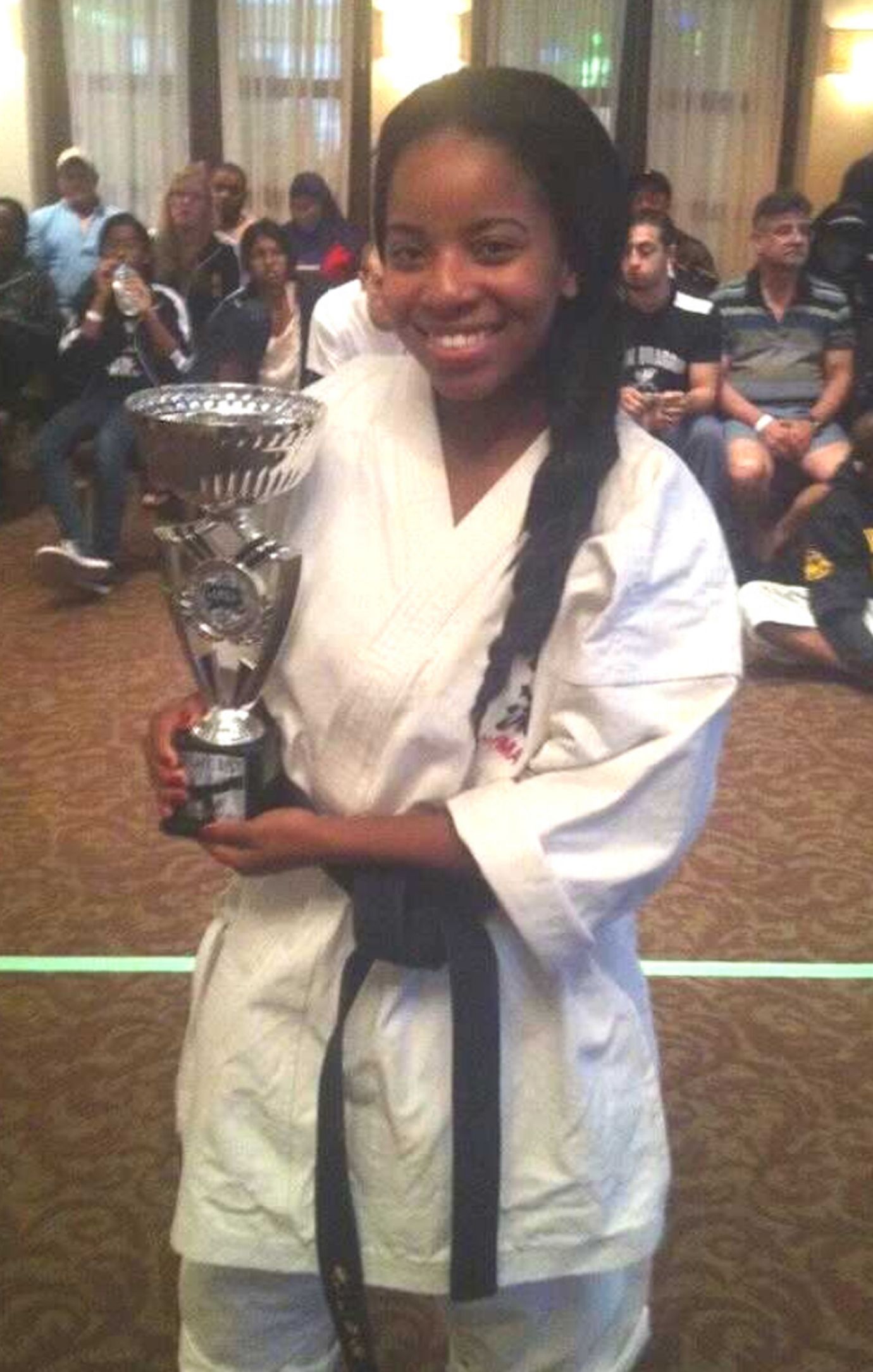 Rocky Harris As a Karate First Degree Black Belt