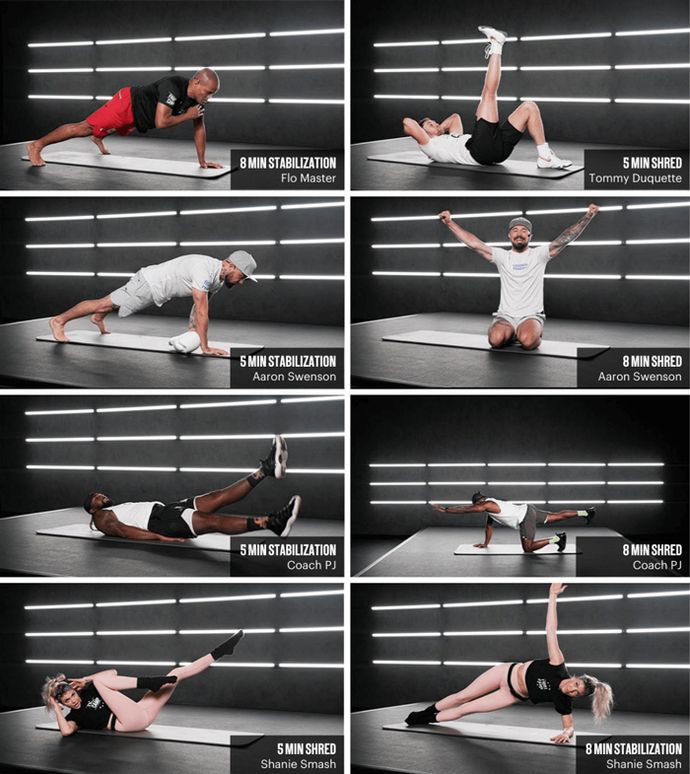 8 New Core Workouts On The FightCamp App