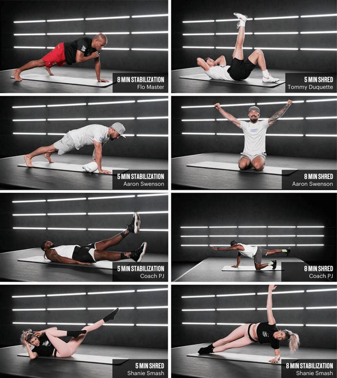 8 New Core Workouts On The FightCamp App