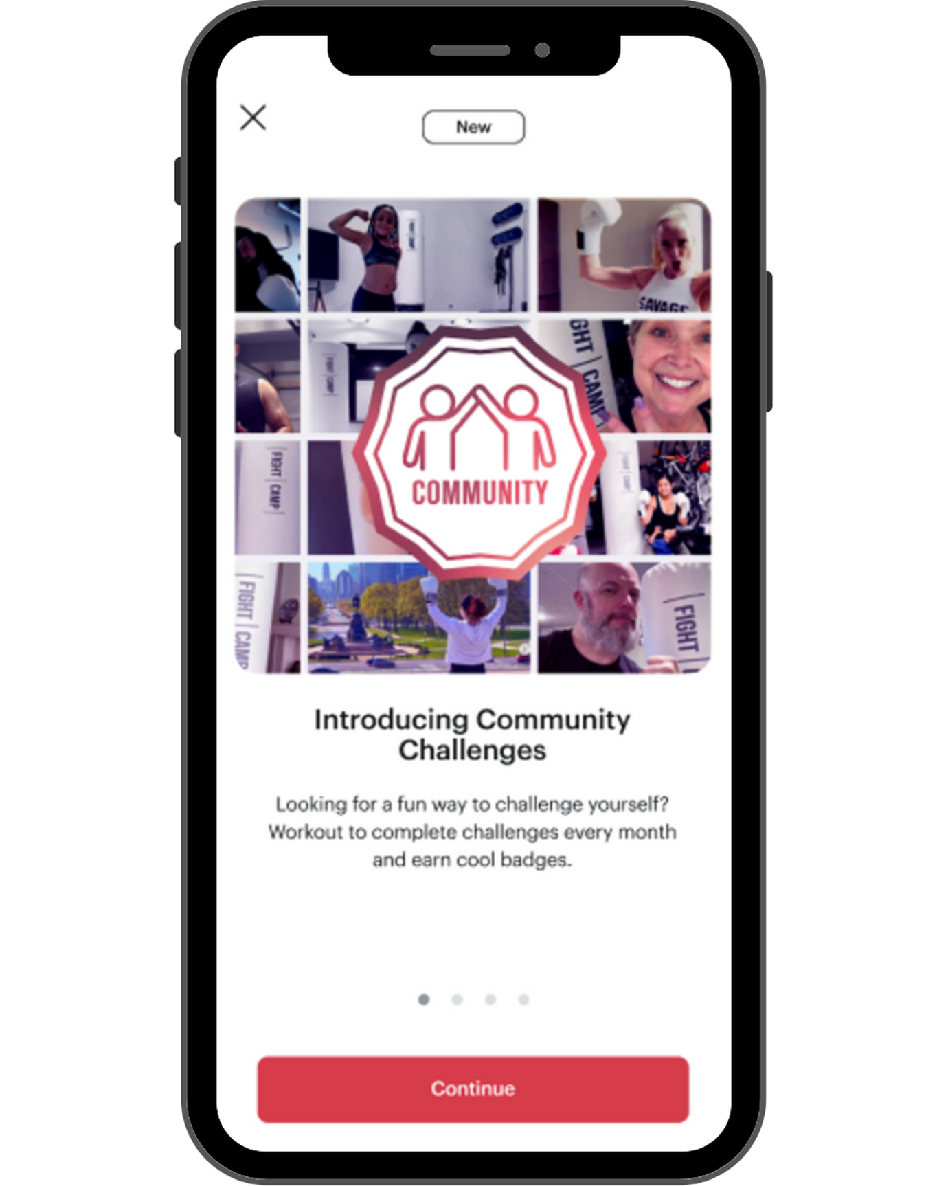 FightCamp App Feature - Community Challenges