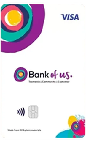 Bank of us Visa Credit Card card