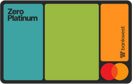 Bankwest Zero Platinum Mastercard® card