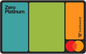Bankwest Zero Platinum Mastercard card