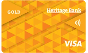 Heritage Bank Gold Low Rate card