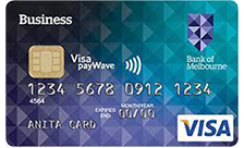 Best low rate business credit card - Bank of Melbourne Business Vantage Visa Credit Card