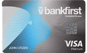 Bank First Visa Platinum Credit Card card