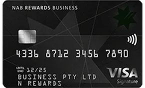 NAB Rewards Business Signature Credit Card card