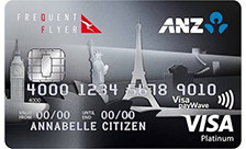 ANZ Frequent Flyer Platinum Credit Card card