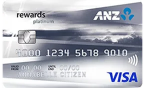 ANZ Rewards Platinum Credit Card card