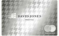 David Jones Prestige card