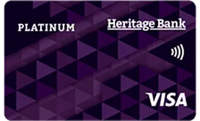 Heritage Bank Platinum Credit Card card