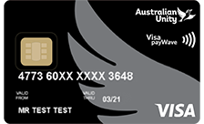 Australian Unity Low Rate Visa Credit Card