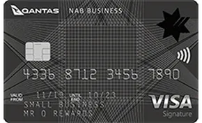 NAB Qantas Business Signature Credit Card card