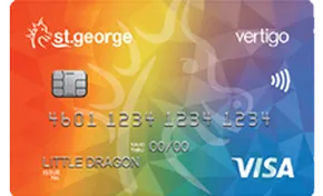St.George Bank Rainbow Vertigo Card card