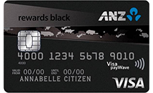 ANZ Rewards Black Credit Card card