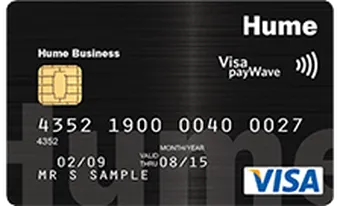Best low-cost business credit cards - Hume Bank Business Visa