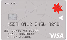 NAB Business Card card