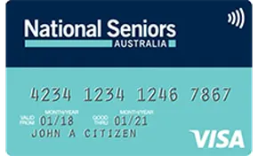 National Seniors Credit Card card