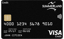 Summerland Bank Rewards Credit Card card