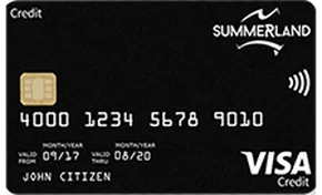 Summerland Bank Rewards Credit Card card
