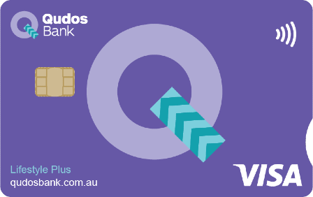 Qudos Bank Visa Lifestyle Plus Credit Card card
