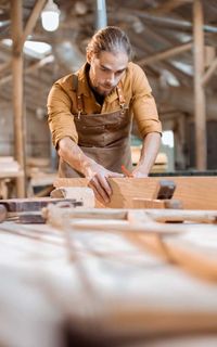 Man in workshop