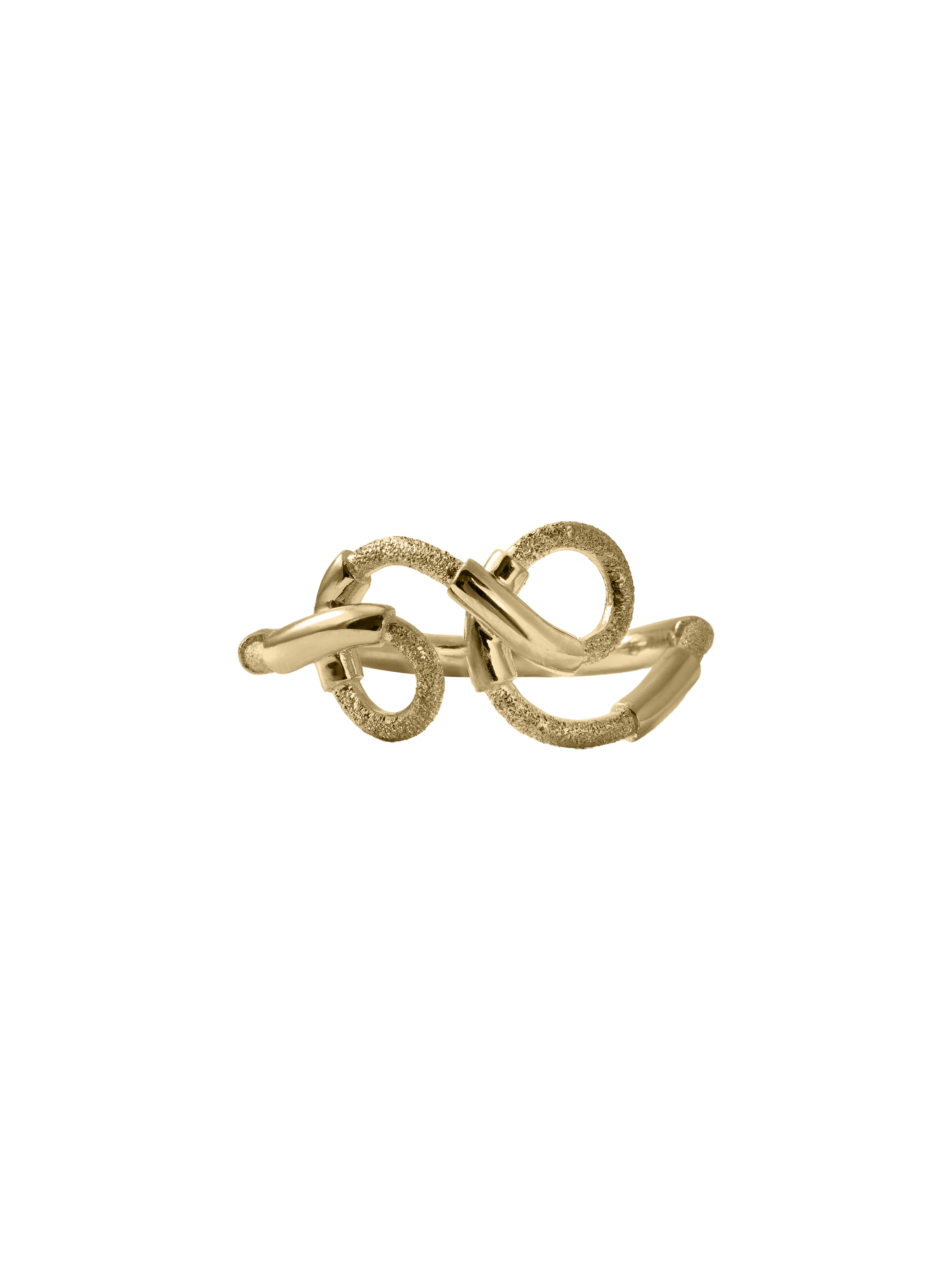 Tetradic Gold Ring – Diamond Finish by Bea Bongiasca | Aubade Jewelry